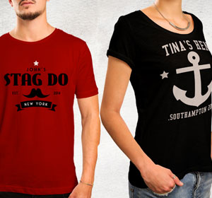 Hen, Stag & Holiday T-Shirts